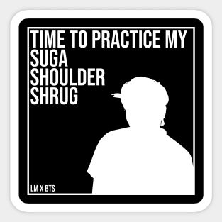 Suga Shoulder Shrug Sticker